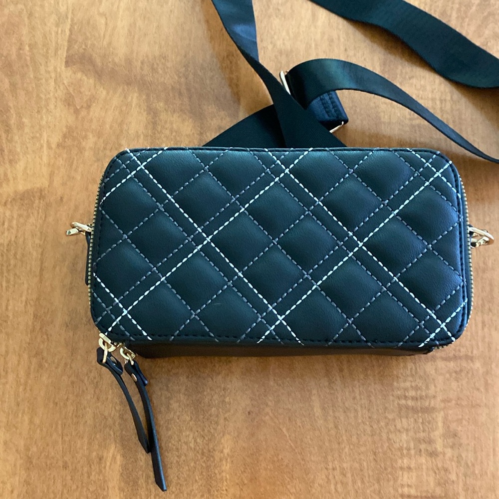 Crossbody two sided zipper purse